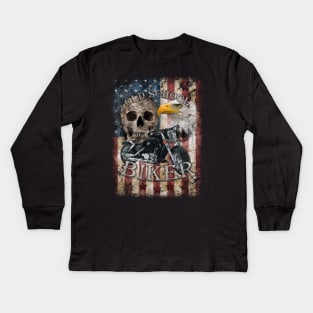 Biker Kids Long Sleeve T-Shirt